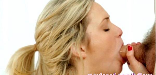  Luscious blonde babe Mia Malkova blowjob and doggy fucked